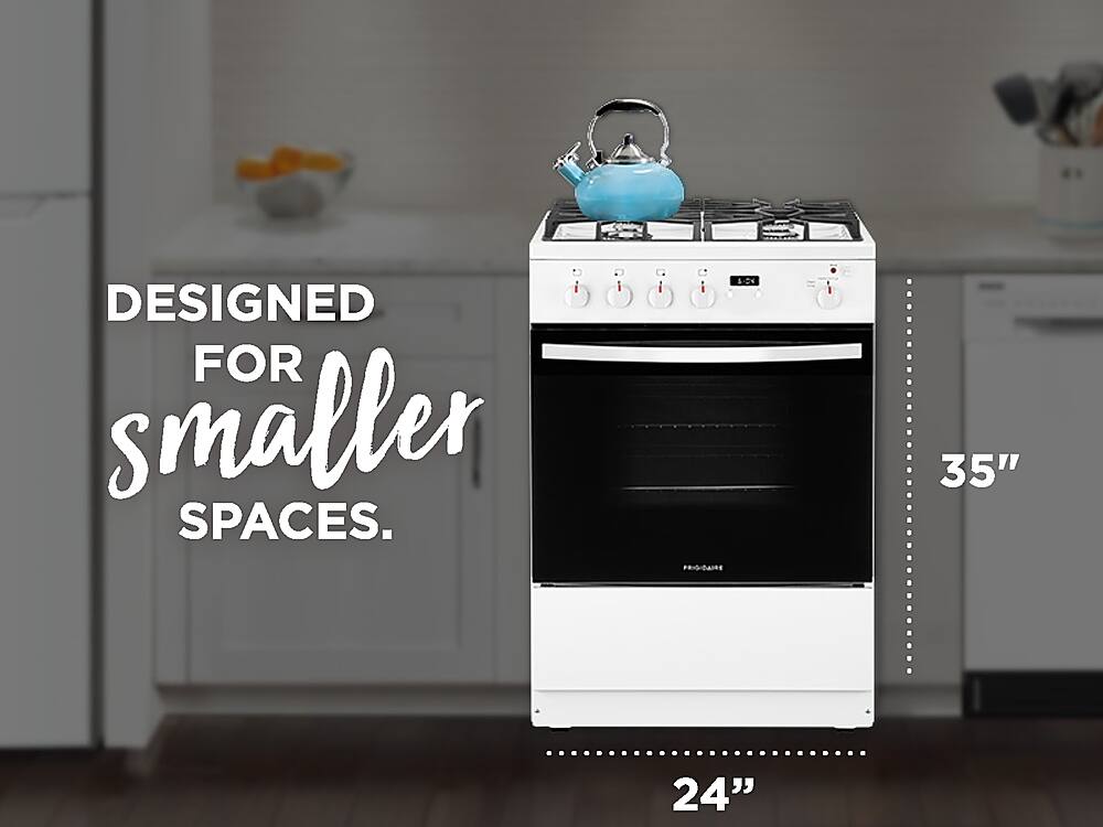 Alt View 13. Frigidaire - 1.9 Cu. Ft. Freestanding Gas Range - White.