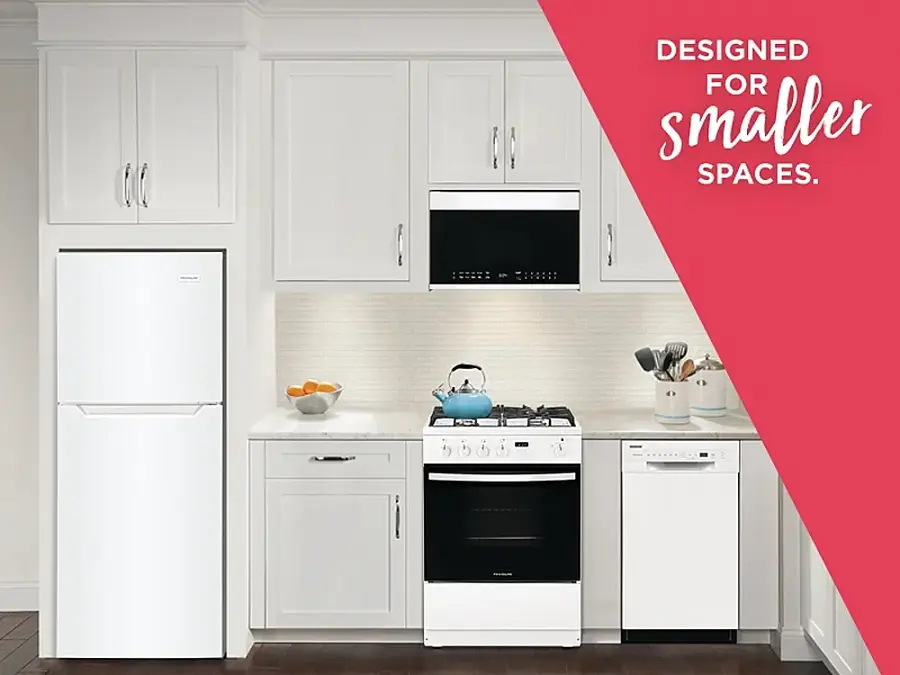 Alt View 14. Frigidaire - 1.9 Cu. Ft. Freestanding Gas Range - White.