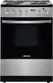 Frigidaire - 24 in. Wide 4 elements 1.9 Cu. Ft. Freestanding Electric Range with Hidden Bake Element - Stainless Steel