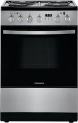 Frigidaire - 1.9 Cu. Ft. Freestanding Electric Range - Stainless steel - Front_Zoom