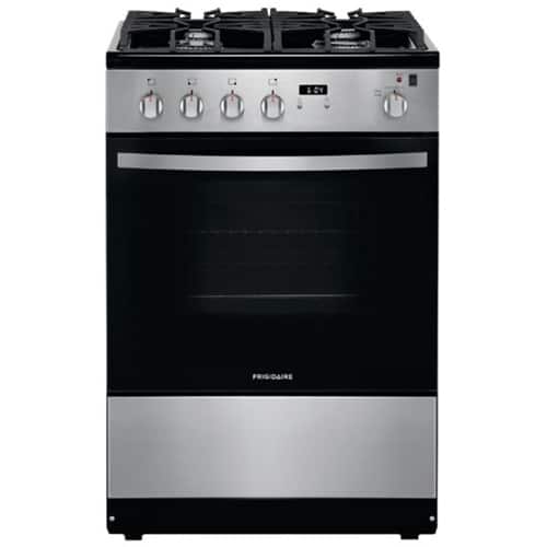 Front. Frigidaire - 1.9 Cu. Ft. Freestanding Gas Range - Stainless Steel.