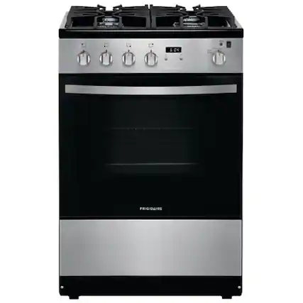 Front. Frigidaire - 1.9 Cu. Ft. Freestanding Gas Range - Stainless Steel.