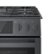 Alt View Zoom 16. Bosch - 800 Series 4.8 Cu. Ft. Self-Cleaning Slide-In Gas Convection Range - Black stainless steel.