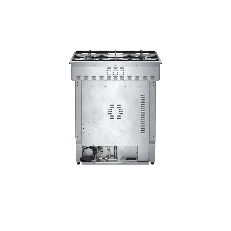 Alt View 13. Bosch - 800 Series 4.8 Cu. Ft. Slide-In Gas Convection Range with Self-Cleaning - Stainless steel.