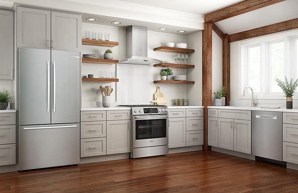 Alt View 21. Bosch - 800 Series 4.8 Cu. Ft. Slide-In Gas Convection Range with Self-Cleaning - Stainless steel.