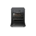 Alt View Zoom 2. Bosch - 800 Series 4.6 Cu. Ft. Self-Cleaning Slide-In Electric Convection Range - Black stainless steel.