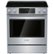 Front Zoom. Bosch - 800 Series 4.6 Cu. Ft. Self-Cleaning Slide-In Electric Convection Range - Stainless steel.