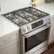Alt View Zoom 16. Bosch - 800 Series 4.6 Cu. Ft. Slide-In Dual Fuel Convection Range with Self-Cleaning - Stainless Steel.
