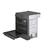 Alt View 12. Bosch - 800 Series 4.6 Cu. Ft. Self-Cleaning Slide-In Electric Induction Convection Range - Black stainless steel.