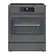 Alt View 1. Bosch - 800 Series 4.6 Cu. Ft. Self-Cleaning Slide-In Electric Induction Convection Range - Black stainless steel.