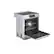 Angle. Bosch - 800 Series 4.6 Cu. Ft. Self-Cleaning Slide-In Electric Induction Convection Range - Stainless steel.