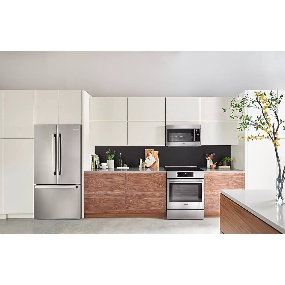 Best Buy Bosch 800 Series 4.6 Cu. Ft. SelfCleaning SlideIn Electric Induction Convection