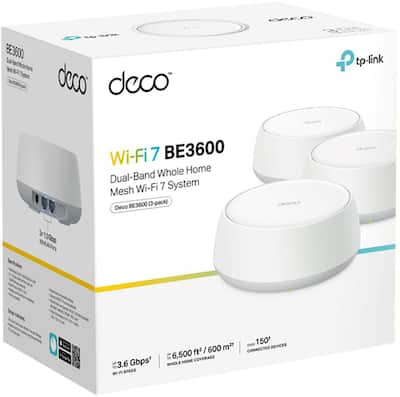 TP Link Deco 7 BE3600 Dual Band Wi Fi 7 Whole Home Mesh Router TP Link Deco 7 BE3600 Dual Band Wi Fi 7 Whole Home Mesh Router