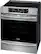 Left. Frigidaire - Gallery 5.4 Cu. Ft. Freestanding Electric Induction Range Air Fry with Self and Steam Clean - Smudge-Proof® Stainless Steel.