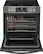 Alt View 14. Frigidaire - Gallery 5.4 Cu. Ft. Freestanding Electric Air Fry Range with Self and Steam Clean - Black Stainless Steel.