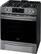 Left. Frigidaire - Gallery 5.6 Cu. Ft. Freestanding Gas Convection Range with Self-Cleaning and Air Fry - Smudge-Proof Black Stainless Steel.