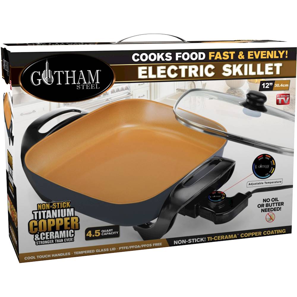 Best Buy: Gotham Steel 14 Skillet Copper 7450