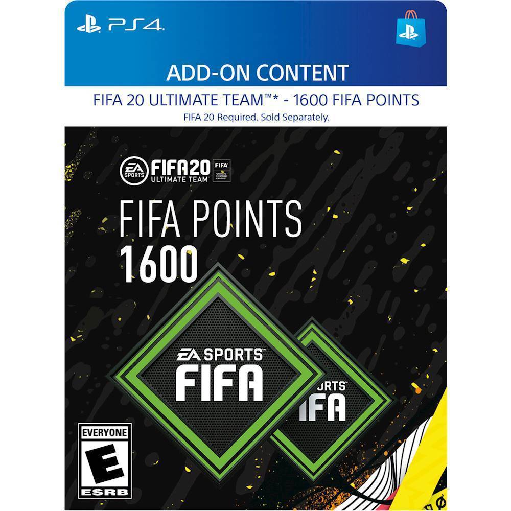 Bombero Café tinta Best Buy: FIFA 20 Ultimate Team 1,600 Points PlayStation 4 [Digital]  DIGITAL ITEM