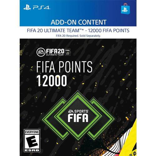 FIFA 20 Ultimate Team 12,000 Points - PlayStation 4 [Digital]