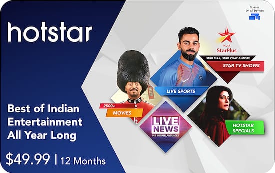 Hotstar 1 Year Access Subscription Digital Delivery Digital