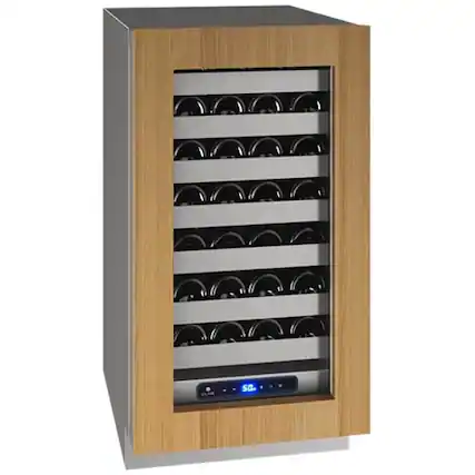 Front. U-Line - Wine Captain 5 Class 35-Bottle Wine Cooler - Custom Panel Ready.