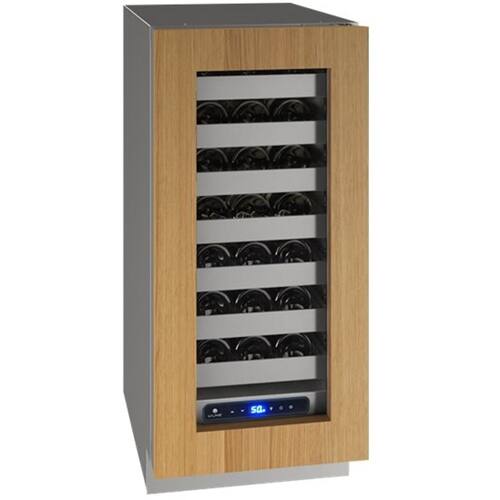 Front. U-Line - Wine Captain 5 Class 28-Bottle Wine Cooler - Custom Panel Ready.