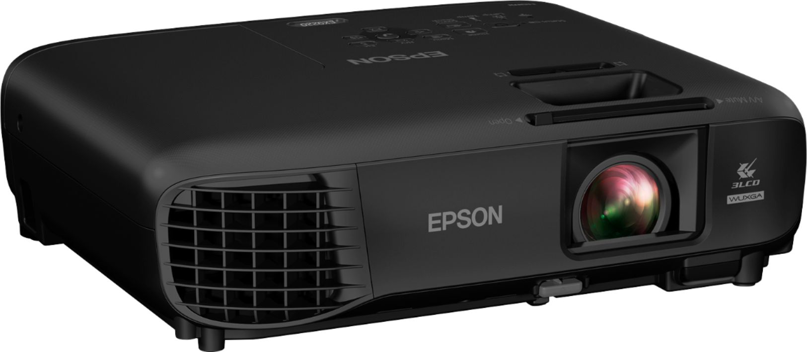 Angle View: Epson - Refurbished Pro EX9220 1080p Wireless 3LCD Projector - Black