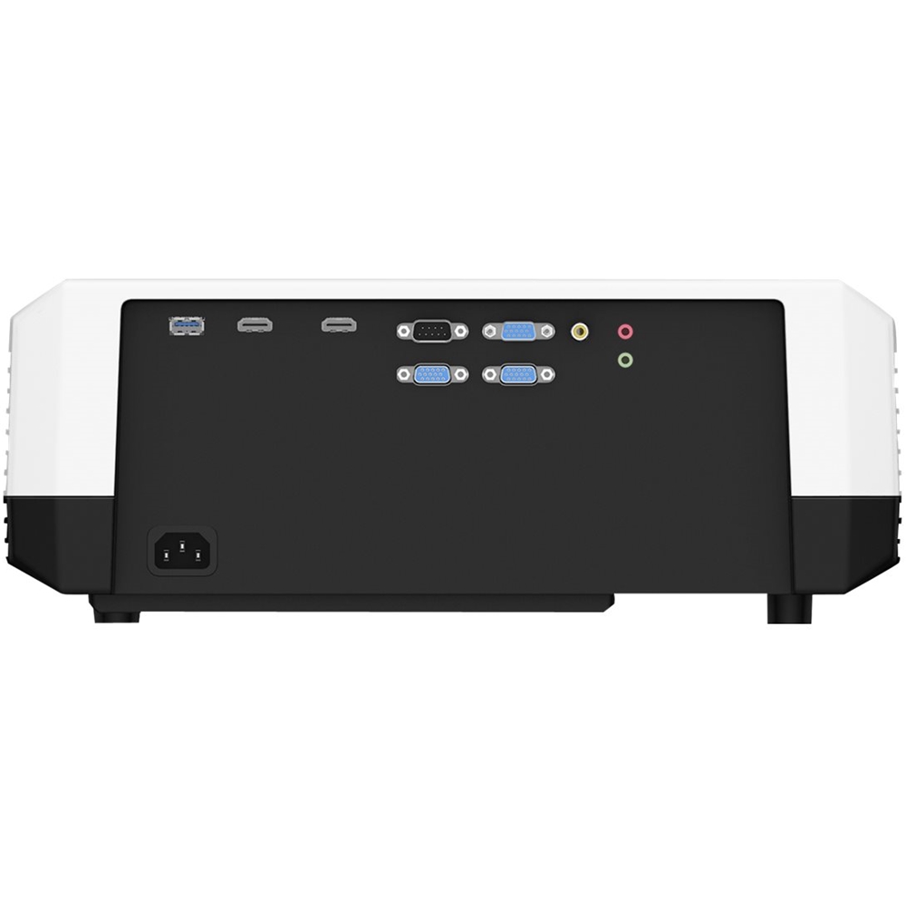 Back View: ViewSonic - LS700-4K 4K DLP Projector - Black/White