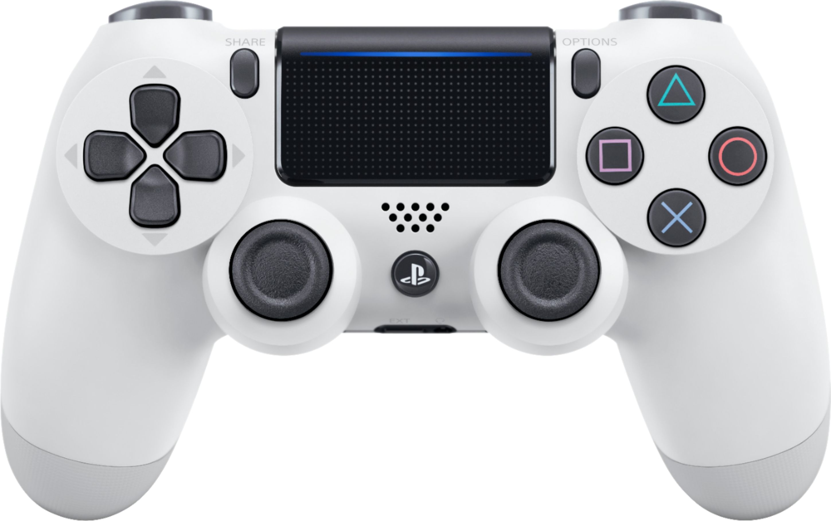 DualShock 4 Wireless Controller for Sony PlayStation 4 Glacier White  3004376 - Best Buy