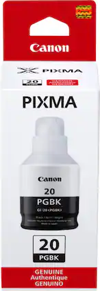 Canon - MegaTank GI-20 Ink Bottle - Pigment Black