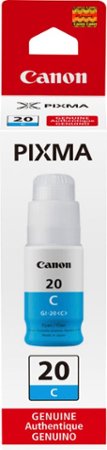 Canon - MegaTank GI-20 Cyan Ink Bottle - Cyan