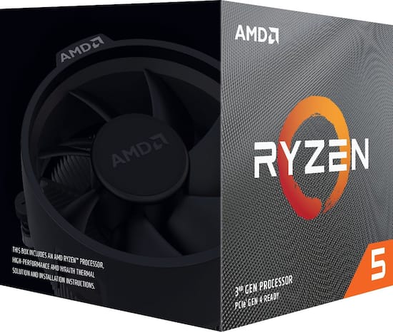 Amd Ryzen 5 3600 3rd Generation 6 Core 12 Thread 3 6 Ghz 4 2 Ghz Max Boost Socket Am4 Unlocked Desktop Processor 100 box Best Buy