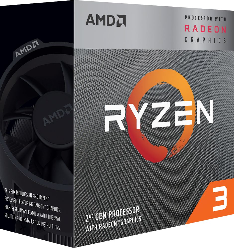 AMD Ryzen 3 3200G 2nd Generation 4-Core 4-Thread 3.6 GHz (4.0 GHz Max  Boost) Socket AM4 Unlocked Desktop Processor YD320GC5FIBOX - Best Buy