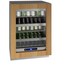 U-Line - 5 Class 148-Can Beverage Cooler - Custom Panel Ready - Front_Zoom
