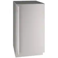 U-Line - 5 Class 100-Can Beverage Cooler - Stainless Steel - Front_Zoom