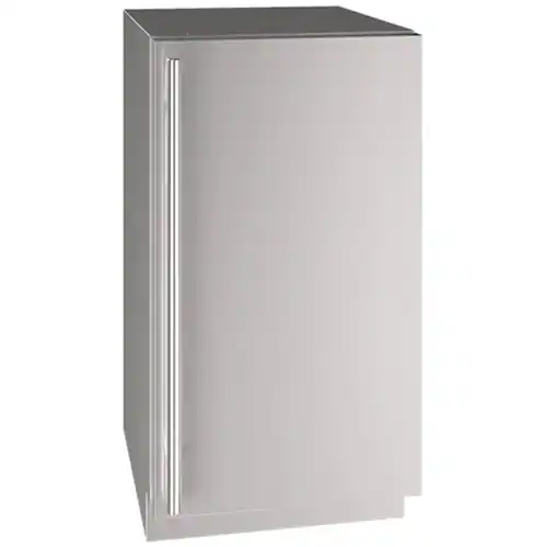 Front. U-Line - 5 Class 100-Can Beverage Cooler - Stainless Steel.