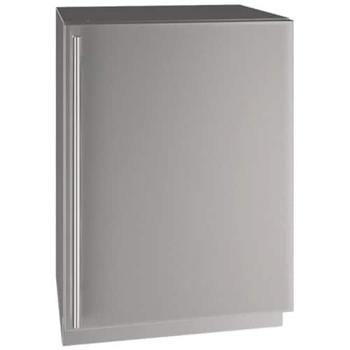 U-Line - 5 Class 148-Can Beverage Cooler - Stainless Steel - Front_Zoom