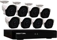 Angle Zoom. Night Owl - 8-Channel, 8-Camera Indoor/Outdoor Wired 4K 2TB NVR Surveillance System - Black/White.