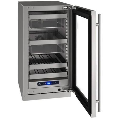 Alt View 11. U-Line - 5 Class 10-Bottle Wine Refrigerator - Stainless Steel.