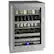 Front. U-Line - 5 Class 14-Bottle Wine Refrigerator - Stainless Steel.