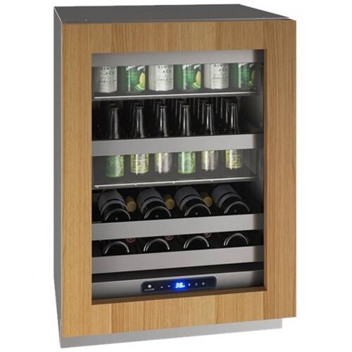 Front. U-Line - 5 Class 14-Bottle Wine Refrigerator - Custom Panel Ready.