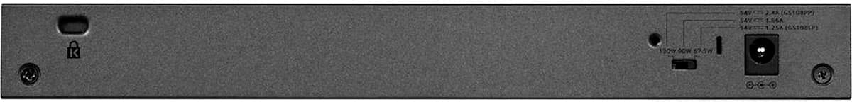 Alt View 11. NETGEAR - 8-Port 10/100/1000 Gigabit Ethernet PoE/PoE+ Unmanaged Switch.