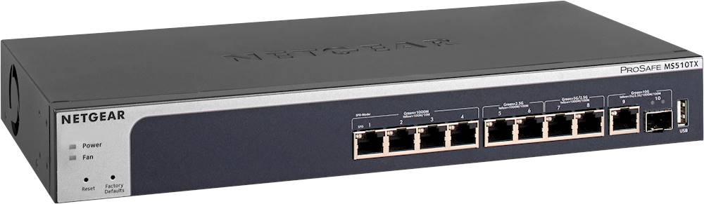 NETGEAR 8-Port Multi-Gb/10G Switch 8-Port Multi-Gigabit/10G Ethernet Smart  Managed Pro Switch - Cdiscount Informatique