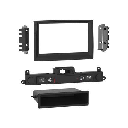 Front. Metra - Dash Kit for Select 2017-2019 Kia Sportage DIN DDIN - Black.