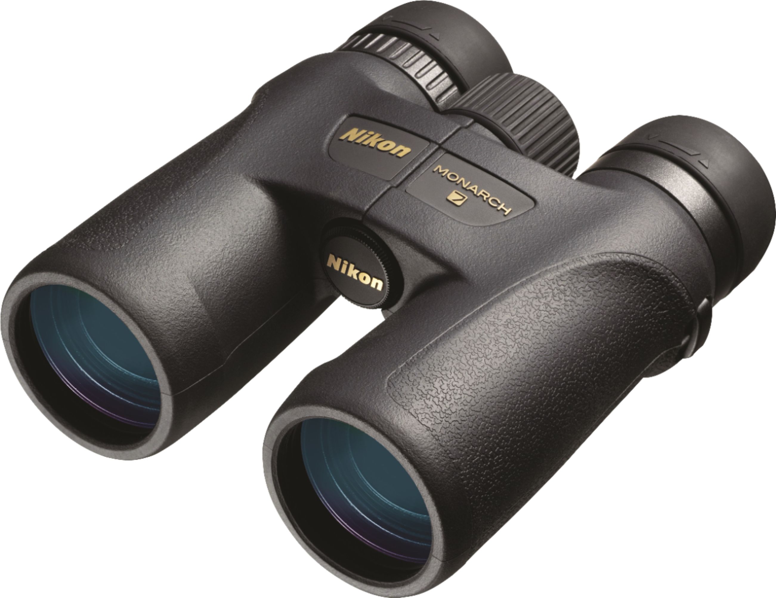 Angle View: Nikon - Monarch 7 8x42 Binoculars - Black