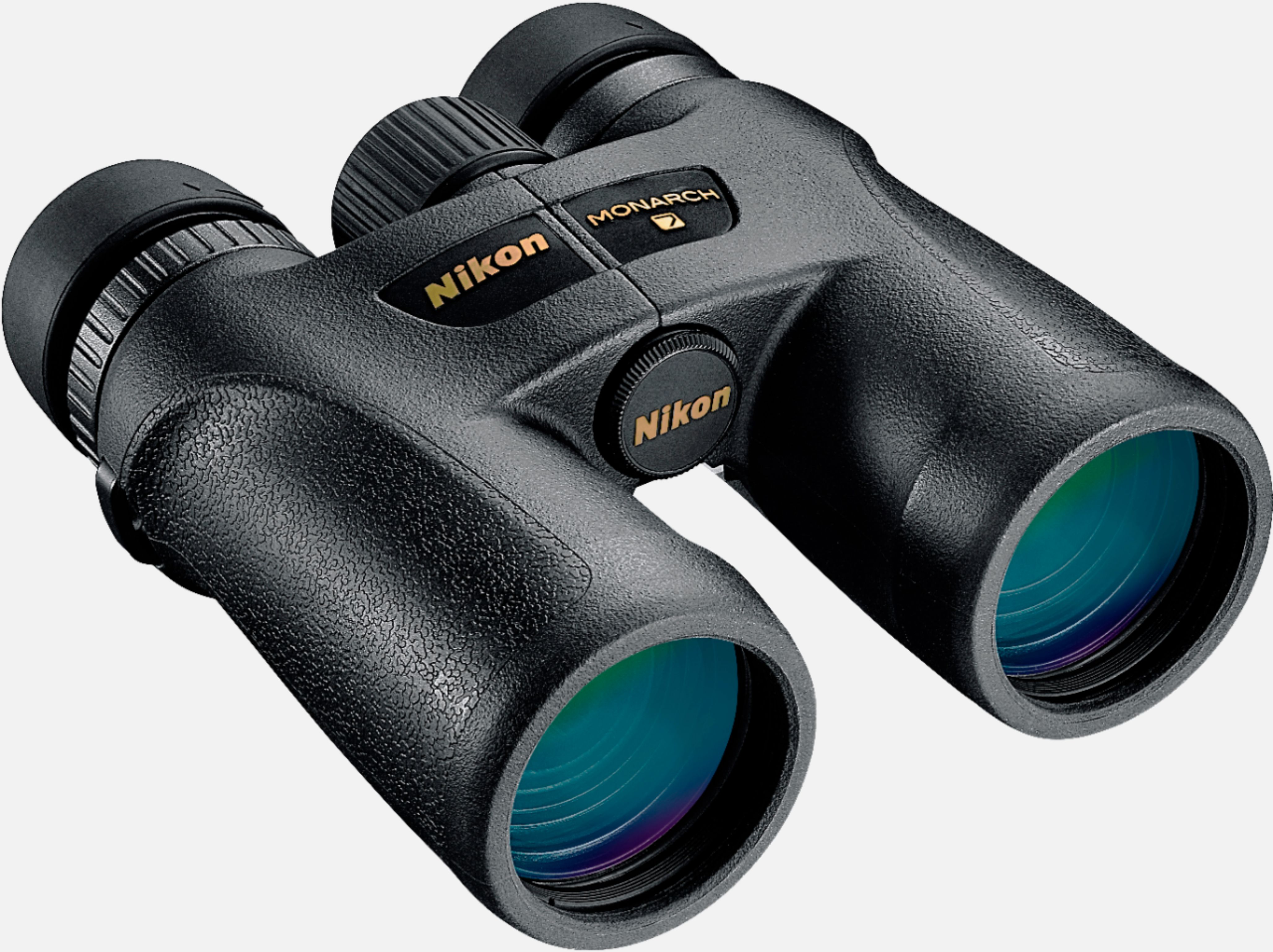 Angle View: Nikon - Monarch 7 10x42 Binoculars - Black
