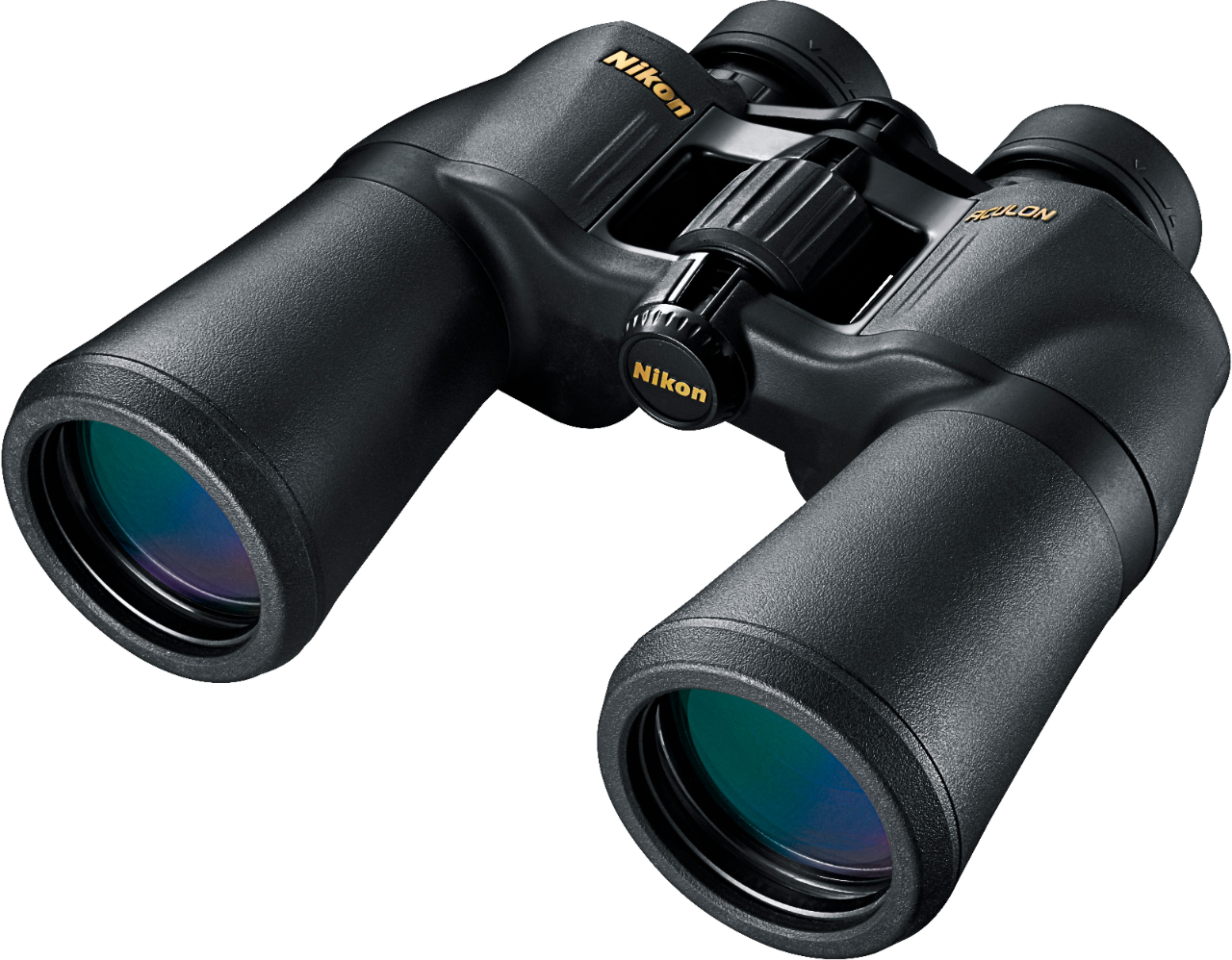 Angle View: Nikon - ACULON 12 x 50 Binoculars - Black