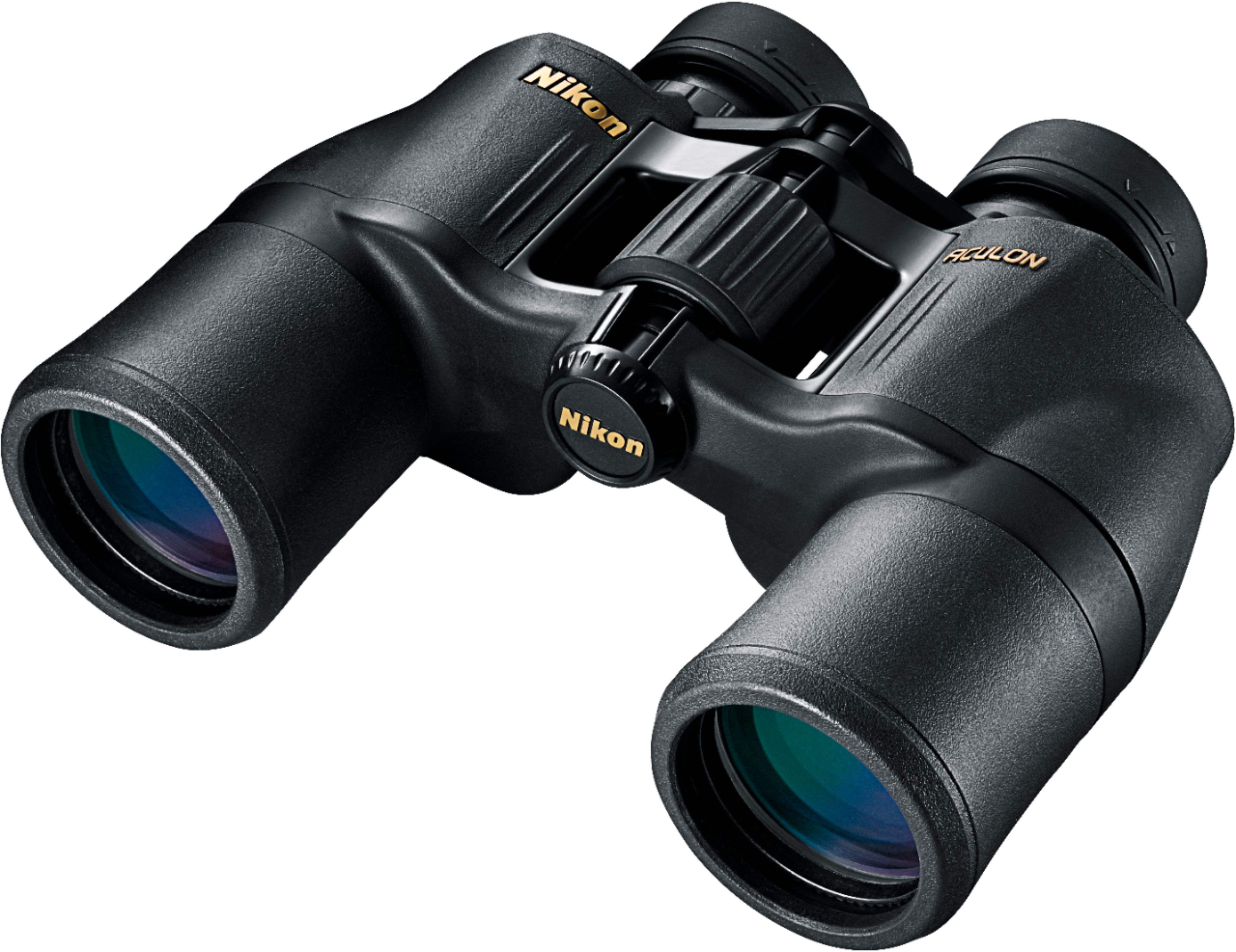 Angle View: Nikon - ACULON 10 x 42 Binoculars - Black