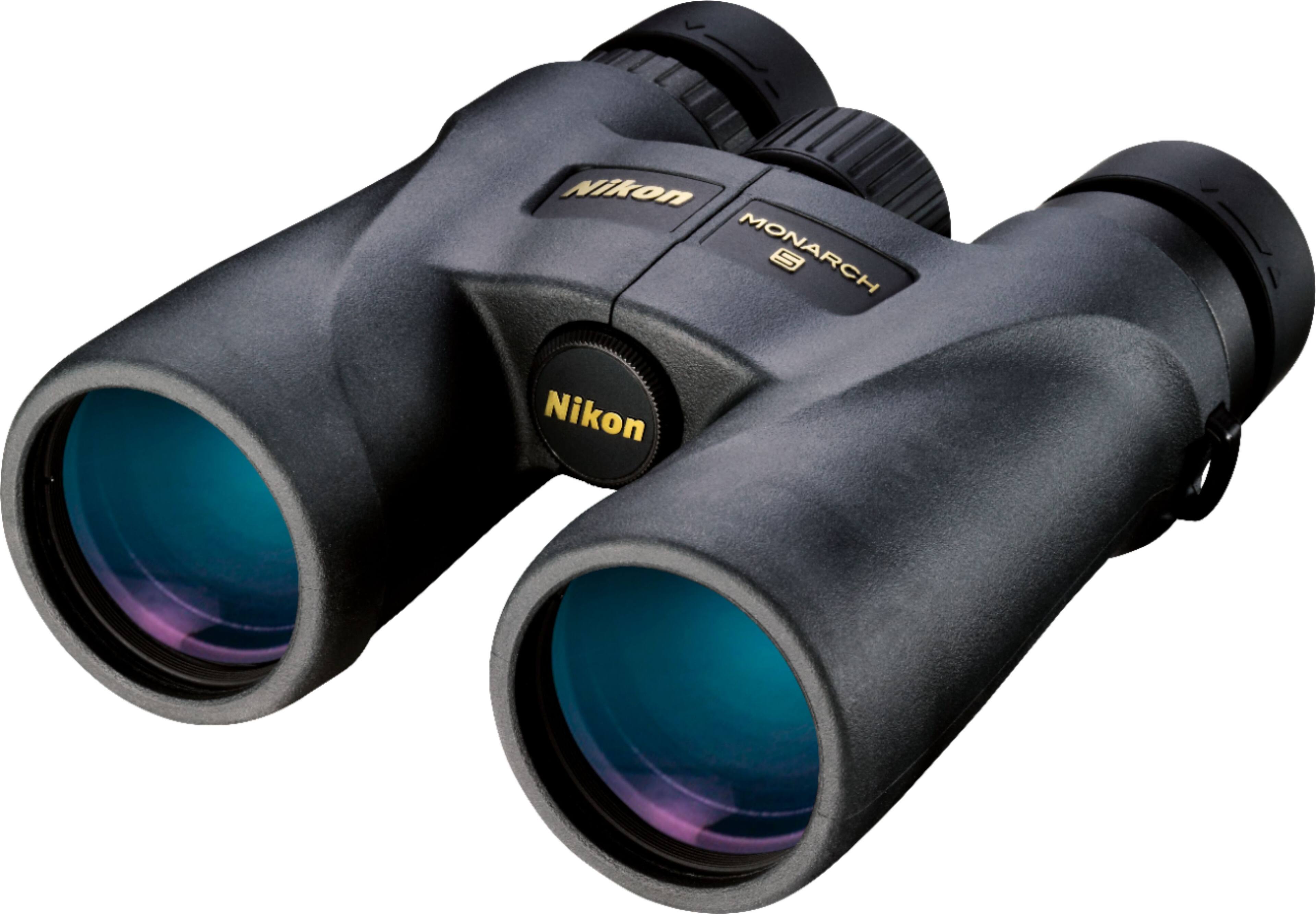 Left. Nikon - Monarch 5 10x42 Binoculars - Black.