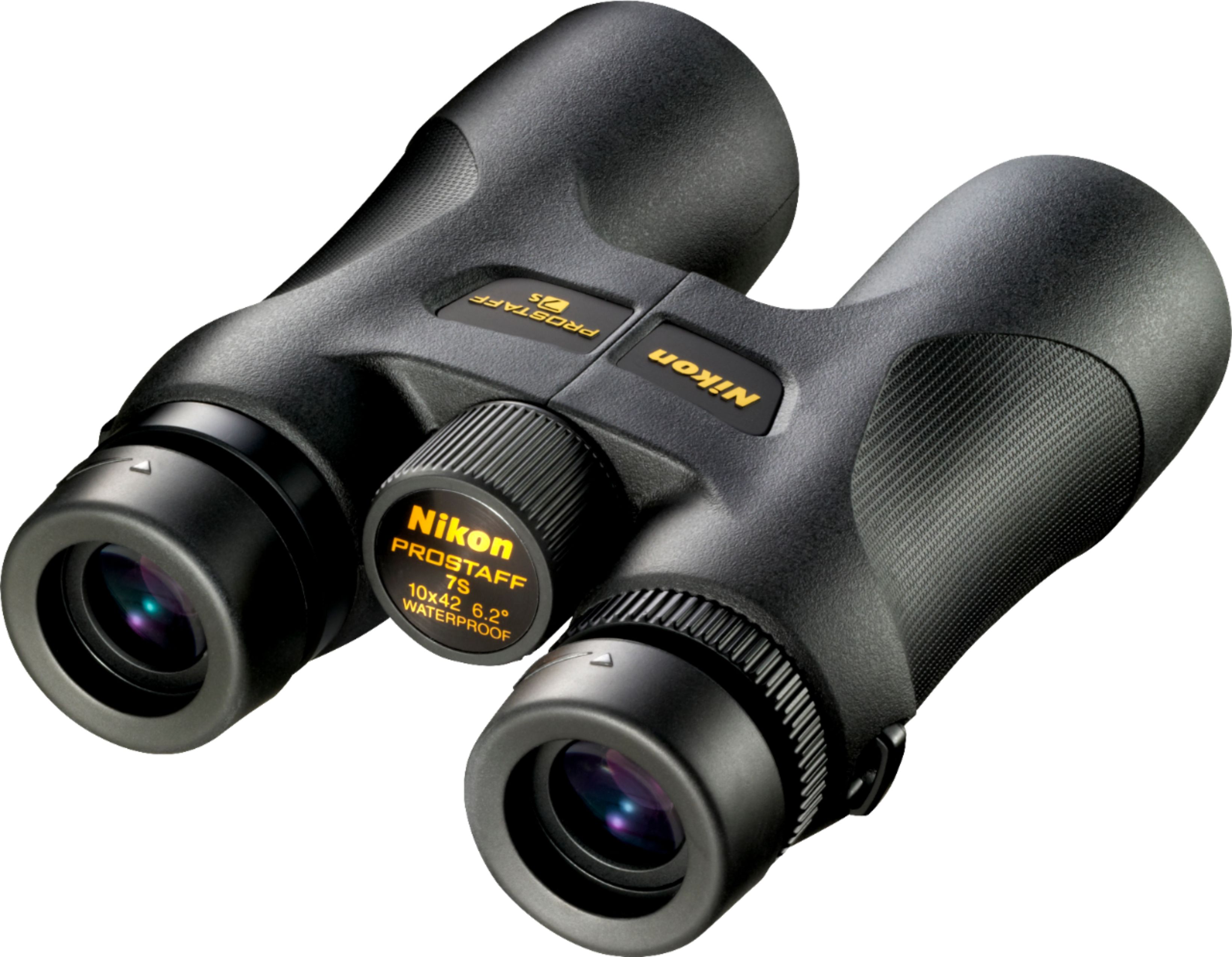 Angle View: Nikon - ProStaff 7S 10 x 42 Binoculars - Black